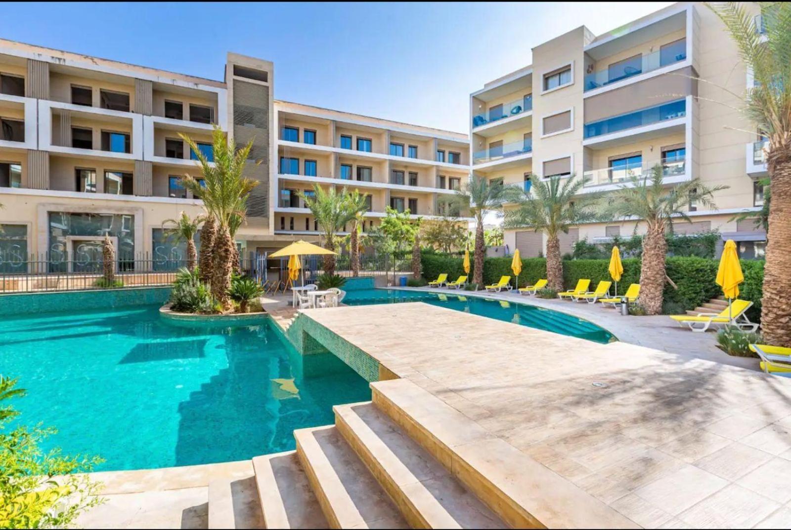 Appartement Luxueux Avec Piscine 10 Minutes Du Centre Ville Marakeş Dış mekan fotoğraf