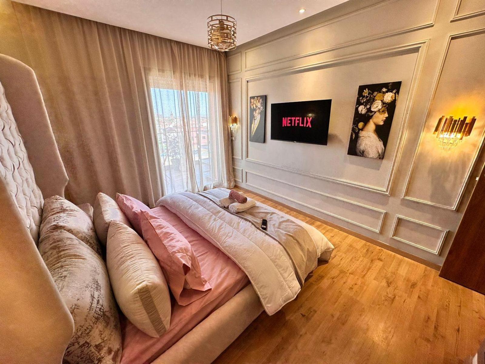 Appartement Luxueux Avec Piscine 10 Minutes Du Centre Ville Marakeş Dış mekan fotoğraf