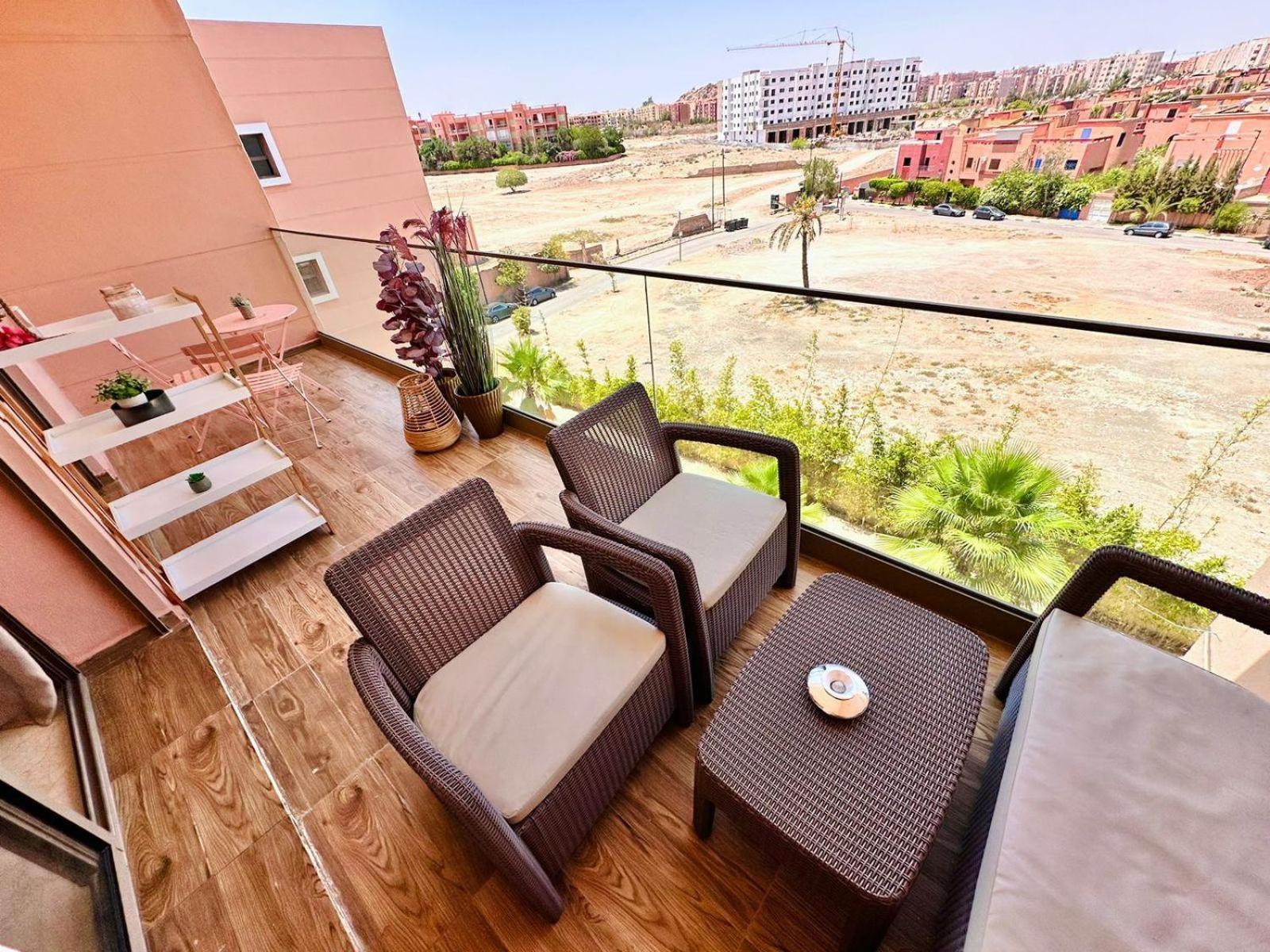 Appartement Luxueux Avec Piscine 10 Minutes Du Centre Ville Marakeş Dış mekan fotoğraf